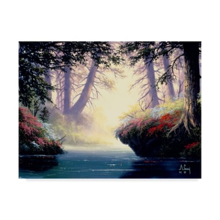 Anthony Casay 'Tropical Landscape 2' Canvas Art,18x24